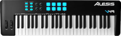 Alesis Midi Keyboard V-49-MKII with 49 Keyboard Black