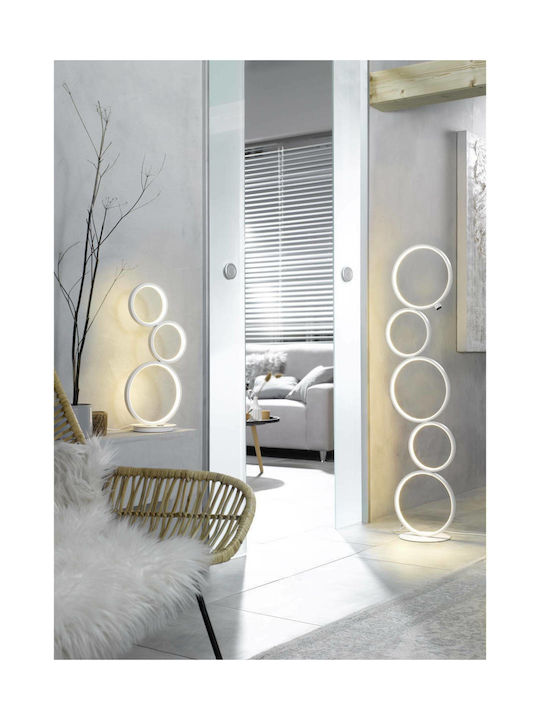 Wofi Vika LED Φωτιστικό Δαπέδου Υ117xΜ19εκ. με Θερμό Λευκό Φως 3000lm Λευκό