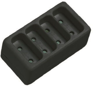 SAS 4-Outlet T-Shaped Wall Plug Black