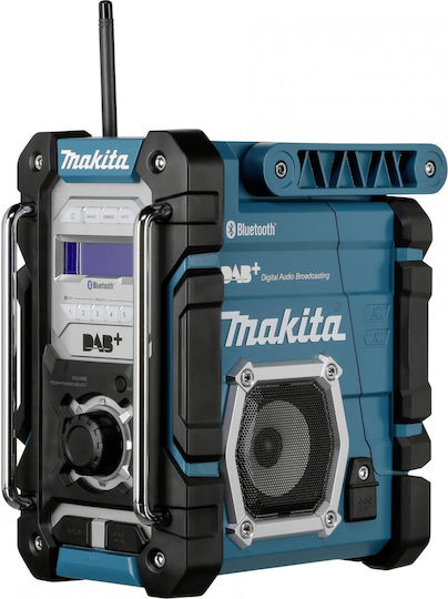 Makita DMR112 Tabletop Radio Rechargeable DAB+ with Bluetooth Blue