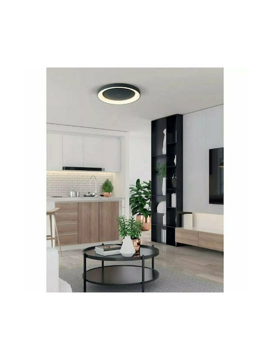 Home Lighting Inteligent Plafonieră de Tavan 60buc Neagră cu LED Integrat și Telecomandă