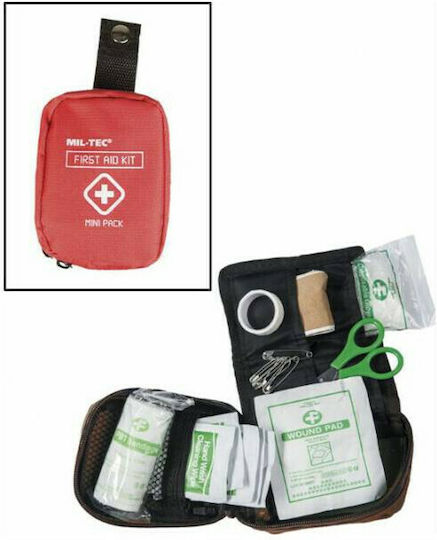 Mil-Tec Mini Red Erste-Hilfe-Set Tasche mit Ausrüstung