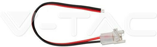 V-TAC Connector for LED Strips Flexibel für 8mm LED-Streifen zu blankem Draht 2656