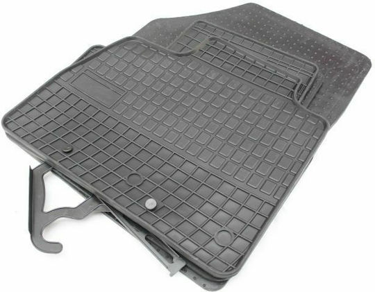 Frogum Set of Front and Rear Mats 4pcs for Renault Scenic 2016 Black