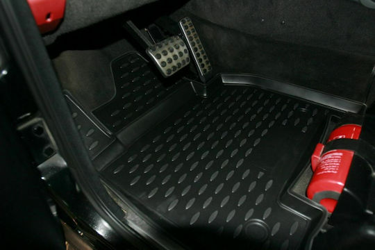 Novline Set of Front and Rear Mats 4pcs Tray Type for Mercedes-Benz G Class Black
