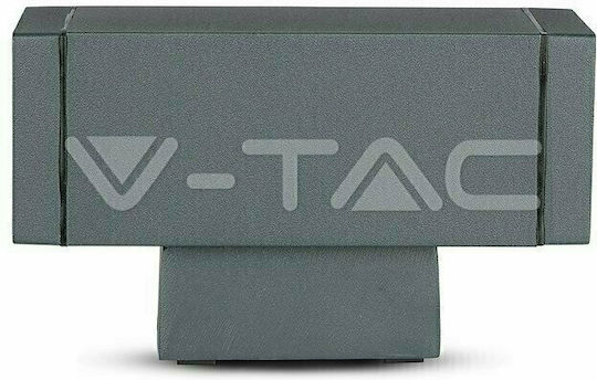 V-TAC Стенно Външно Спот Осветление GU10 IP44 Двоен лъч 6.3x17x17εκ.