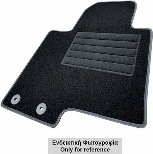 Cik Set of Front and Rear Mats 4pcs for Kia Sorento 2020+ Black