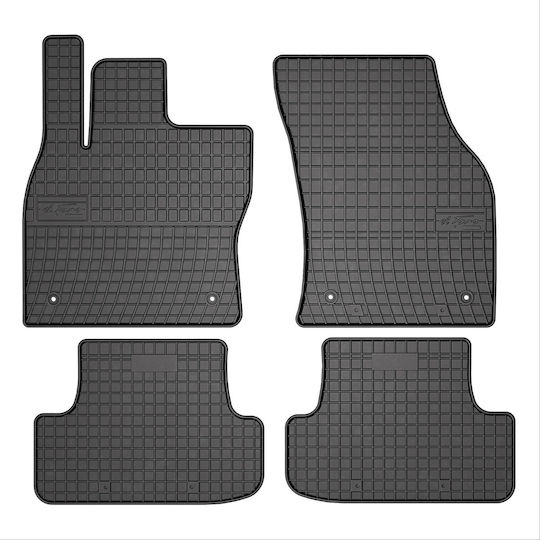 Frogum Set of Front and Rear Mats 4pcs for Audi Q2 2016 Black