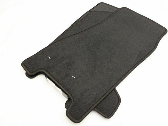 Petex Satz Vorder- und Hintermatten 4Stück aus Teppichboden für Jeep Großer Cherokee 1999-2004 Schwarz