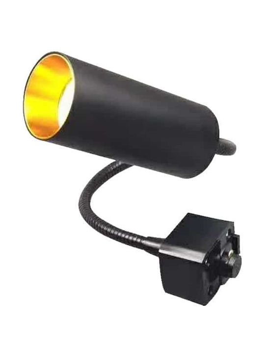 Atman Einzel LED Natürliches Weiß Spot in Schwarz Farbe