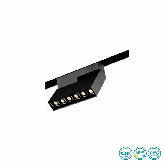 Viokef Magnetic Commercial Linear LED Ceiling Light 6W Warm White IP20 L11xD107xH10.7cm