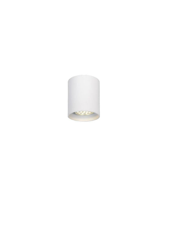 Lucide Lightning Bodi Μονό Σποτ με Ντουί GU10 σε Λευκό Χρώμα
