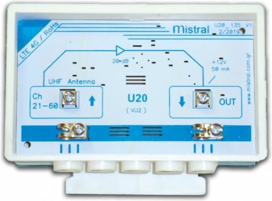Mistral VU2 20dB Ενισχυτής Ιστού