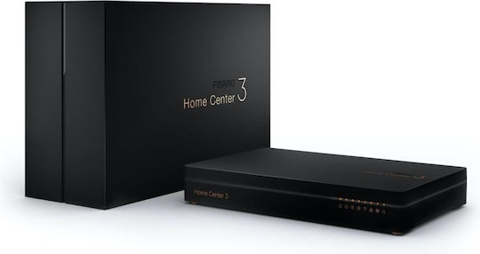 Fibaro Home Center 3 Hub Inteligent Z-Wave / Wi-Fi / Bluetooth / Zigbee / RF Compatibil cu Google Home & Alexa