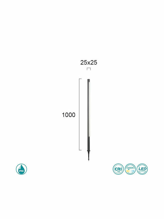 Viokef Στεγανό Φωτιστικό Led Καρφωτό 4262400