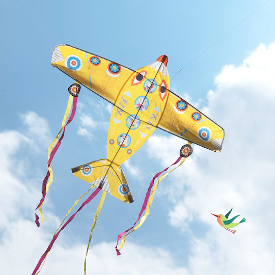 Djeco Kite Airplane Fabric with Tail 89x20cm 1pcs