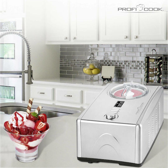 Profi Cook PC-ICM 1091 N Παγωτομηχανή 1.5lt Ασημί