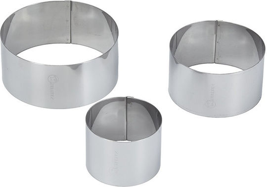 Metaltex Τσέρκια Στρογγυλά Μεταλλικά 3τμχ Metaltex Τσέρκια Στρογγυλά Μεταλλικά 3τμχ