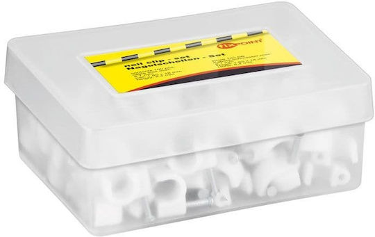 FixPoint KBCR 7 Στερεωτικό Καρφί Ρόκα 7mm Λευκά 100τμχ 17079