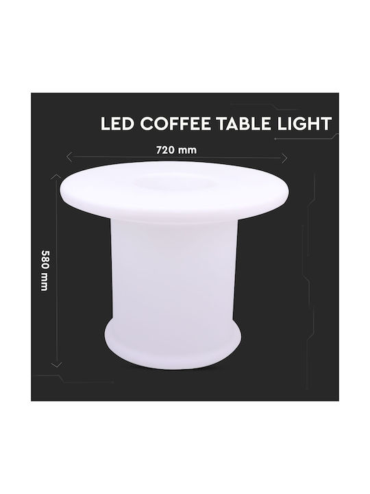 V-TAC Външна Стояща Лампа LED 3W RGB IP54 Бяла