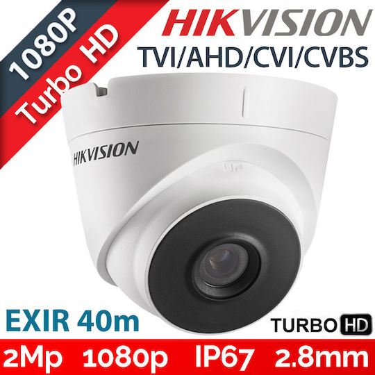 Hikvision DS-2CE56D0T-IT3F(C) CCTV Surveillance Camera Full HD 1080p Waterproof with Lens 2.8mm