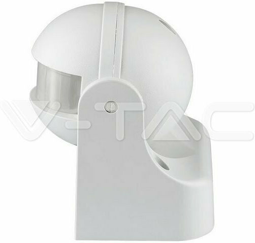 V-TAC VT-8048 С Кабел Инфрачервен Датчик За Движение 180° Обхват 12m