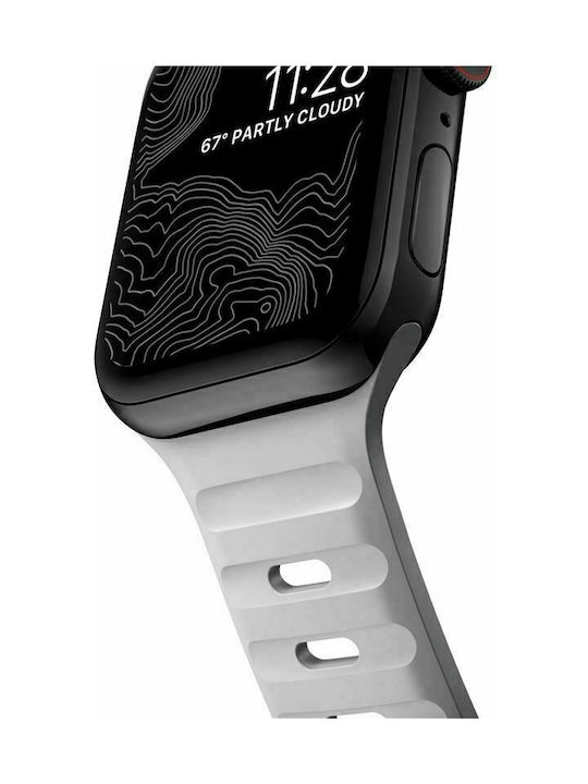 Nomad Sport Strap S/M Каишка Силикон с Pin Сив (Apple Watch 38/40/41/42mm)
