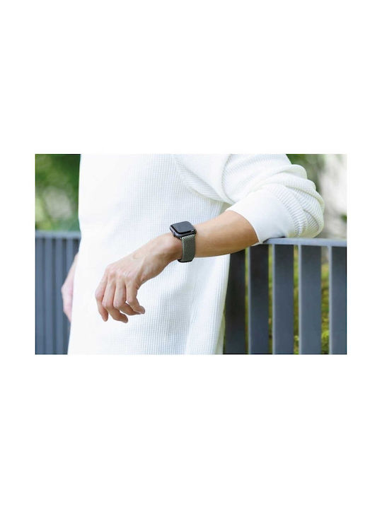 Uniq Aspen Braided Λουράκι Υφασμάτινο Πράσινο (Apple Watch 44/45/46mm/Ultra 49mm)