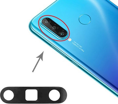 Kameraobjektiv Schwarz für Huawei P30