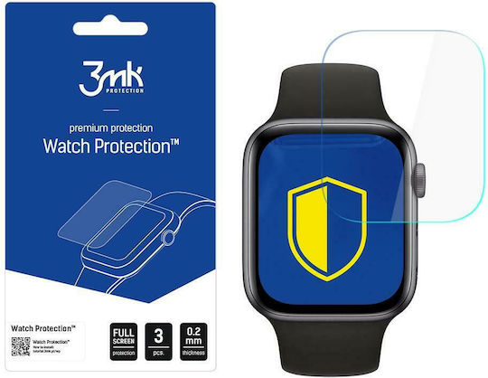 3MK 3D Full Curved Arc Displayschutzfolie für das Apple Watch 40mm,Apple Watch 4/5/6/SE 40mm 3Stück