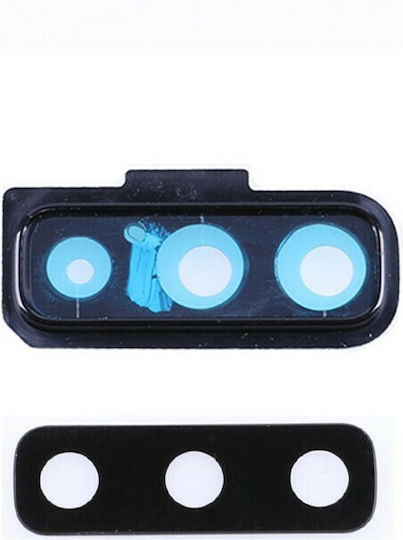 Camera Lens Glass Black for Galaxy A7 2018
