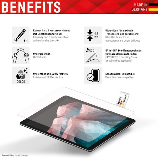 Displex Hybrid 2D Gehärtetes Glas (Galaxy Tab S7+) 01542