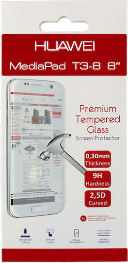 Volte-Tel 2.5D 0.3mm Full Glue Tempered Glass (MediaPad T3 8.0)