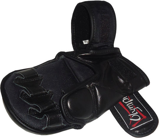 Olympus Sport Sparring Leder MMA-Handschuhe Leder Schwarz