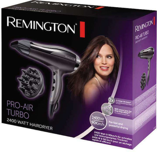 Remington Ionic Profesional Uscător de Păr Turbo cu Difuzor 2400W