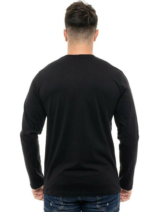 Biston Men's Long Sleeve Blouse Black