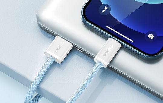 Baseus Dynamic Braided USB to Lightning Cable Μπλε 2m (CALD000503)