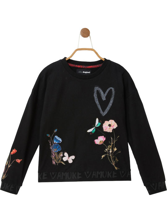 Kinder-Sweatshirt Schwarz Alicia