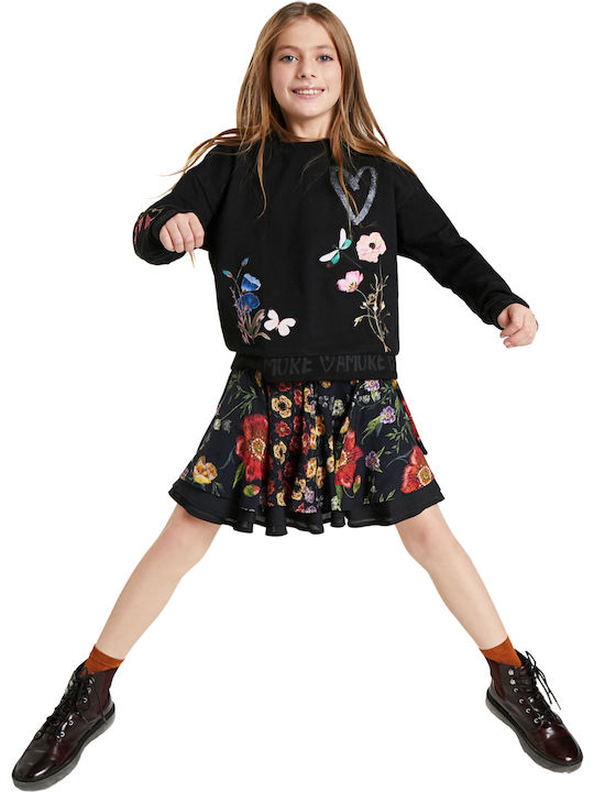 Kinder-Sweatshirt Schwarz Alicia