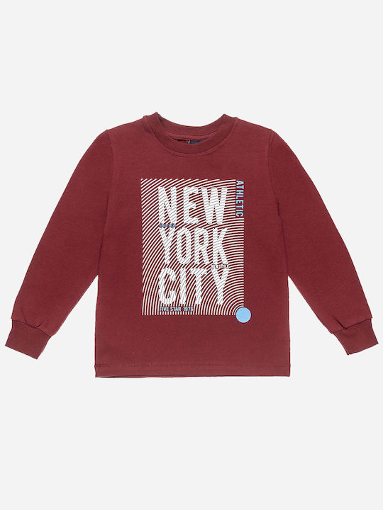 Alouette Kids Sweatshirt Burgundy