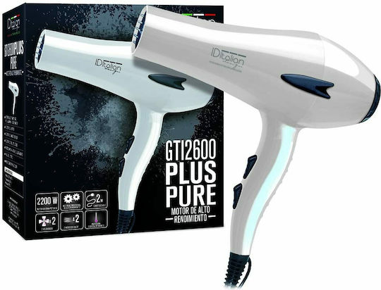 ID Italian GTI2600 Plus Passion Professional Hair Dryer 2200W White