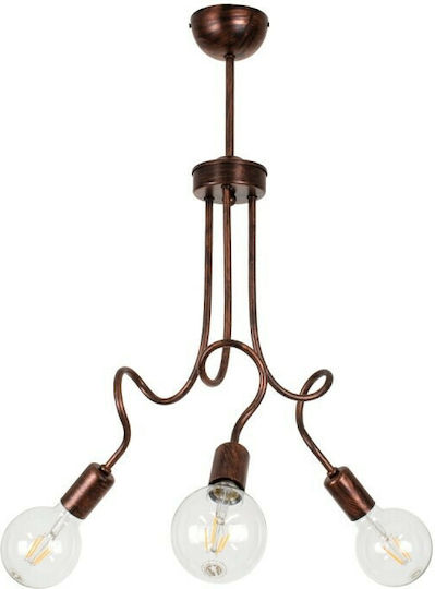 GloboStar Aspect Pendant Light Copper 44x15x60cm GloboStar Aspect Pendant Light Copper 44x15x60cm