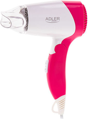 Adler Ionic Πιστολάκι Μαλλιών Ταξιδίου 1400W AD 2259