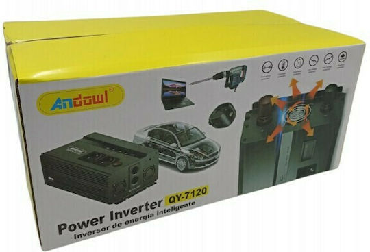 Andowl Car Inverter Modified Sinewave 2000W for 12V DC