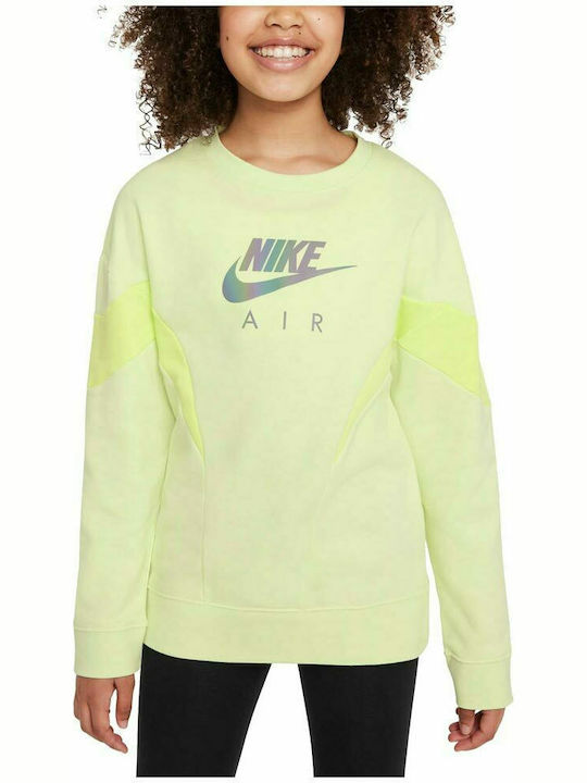 Nike Παιδικό Φούτερ Πράσινο Air