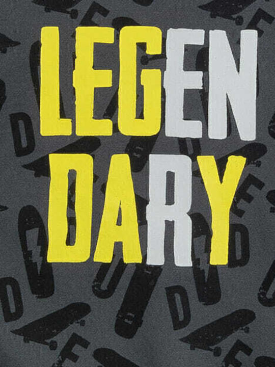 Παιδικό Φούτερ Γκρι "Legendary"