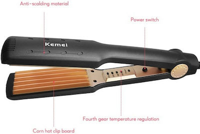 Kemei KM-472 Hair Straightener with Ceramic Plates 40W