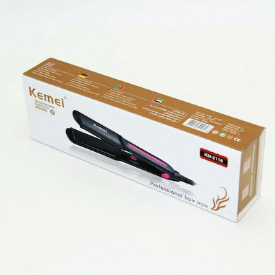 Kemei KM-2118 KM-2118 Hair Straightener with Ceramic Plates 30W