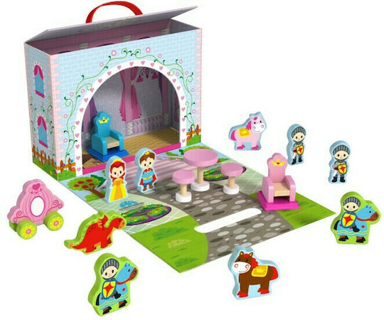Tooky Toys Ξύλινο Κάστρο Πριγκίπισσας για 3+ Ετών