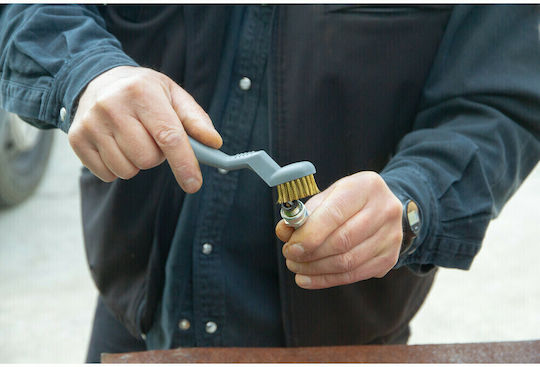 Lampa Perii De Curățare Auto Perii De Curățare Polilor Bateriei/Bujii Cu Perii Din Plastic/Oțel/Alamă 3 Buc